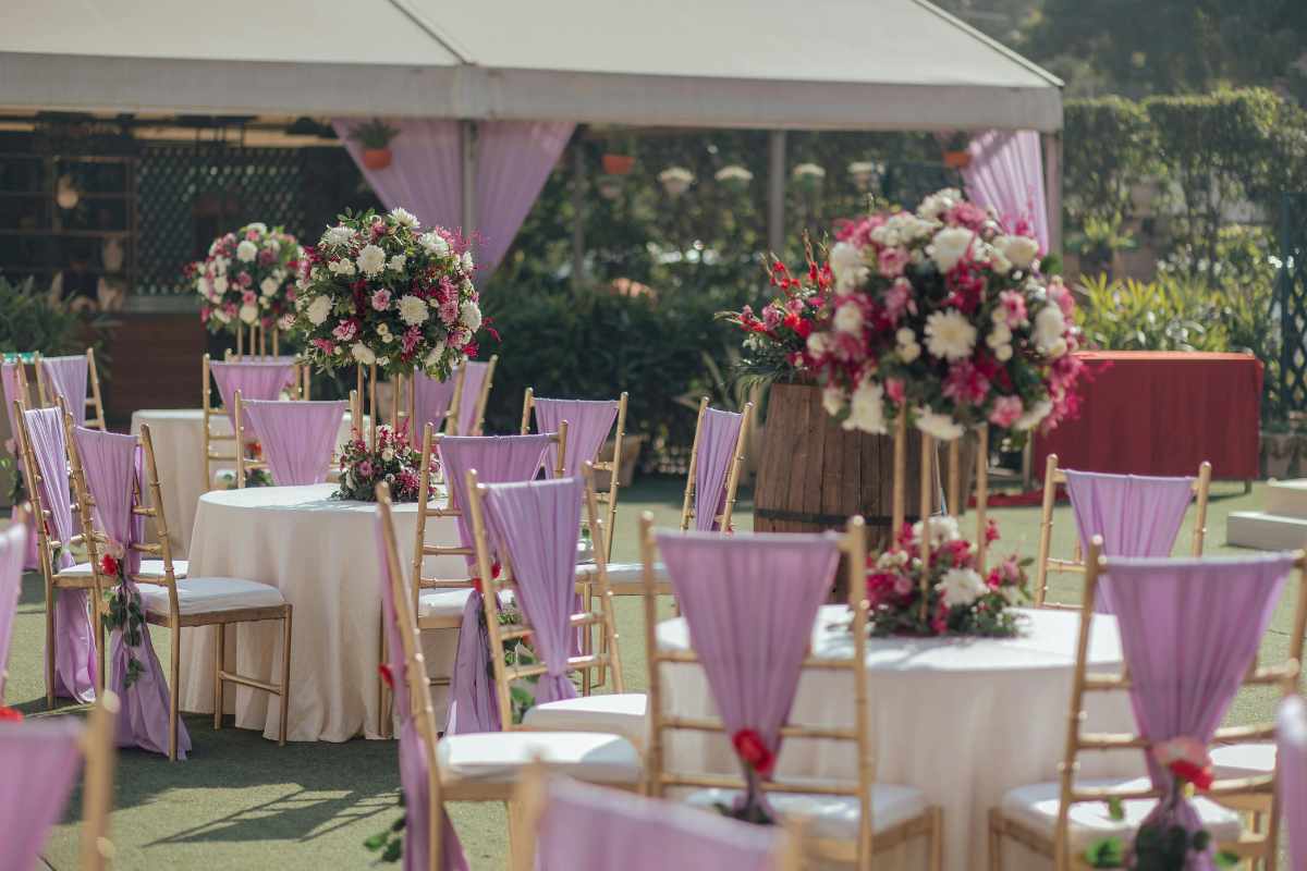 Outdoor wedding