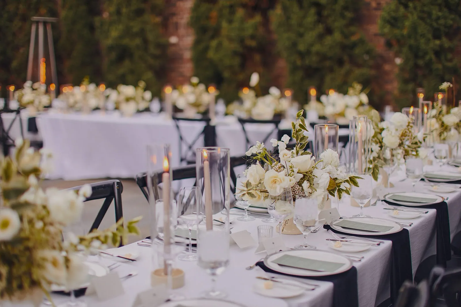 An elegant tablescape designed by Poppy Planning
